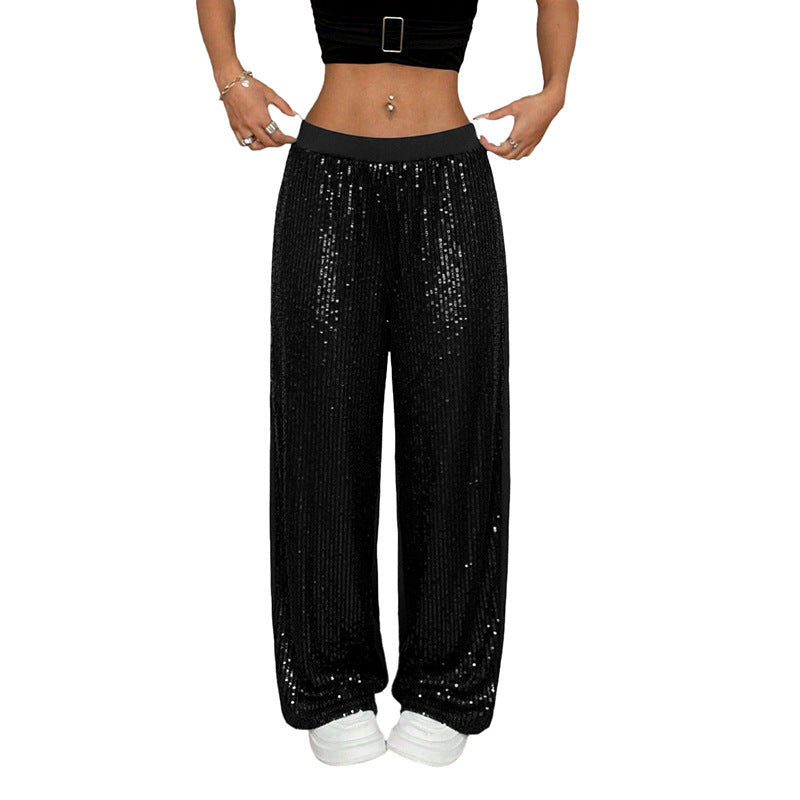 Damen Funkelnde Palazzohose Echo Archiv