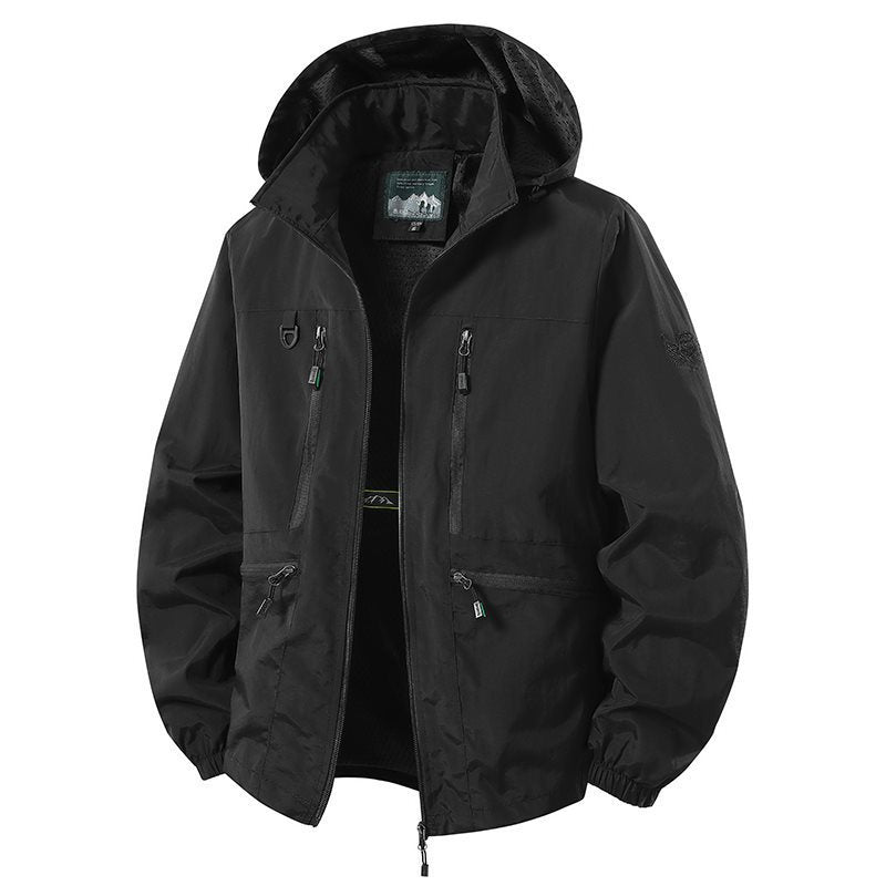 Herren Wetterfeste Windjacke Echo Archiv