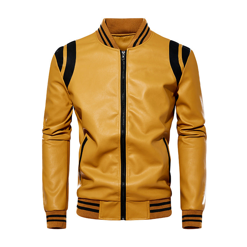 Herren sportliche Bomberjacke mit strukturiertem Design und seitlichen Eingrifftaschen Echoarchiv