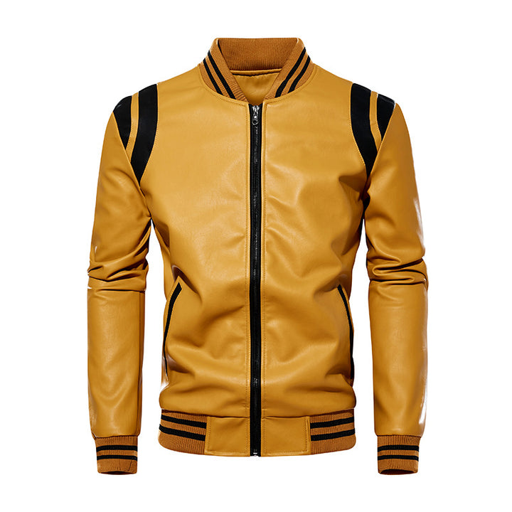 Herren sportliche Bomberjacke mit strukturiertem Design und seitlichen Eingrifftaschen Echoarchiv