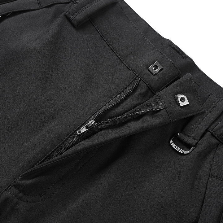 Herren Softshell-Hose für Outdoor mit vorgeformten Knien, integriertem Gürtel und Reißverschlusstaschen Echoarchiv