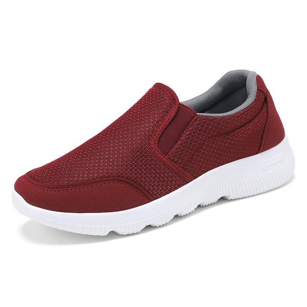 Herren nan atmungsaktiver Slip-On Freizeitschuh mit dehnbarem Einstieg, gestricktem Mesh-Obermaterial und stoßdämpfender EVA-Sohle Echo Archiv
