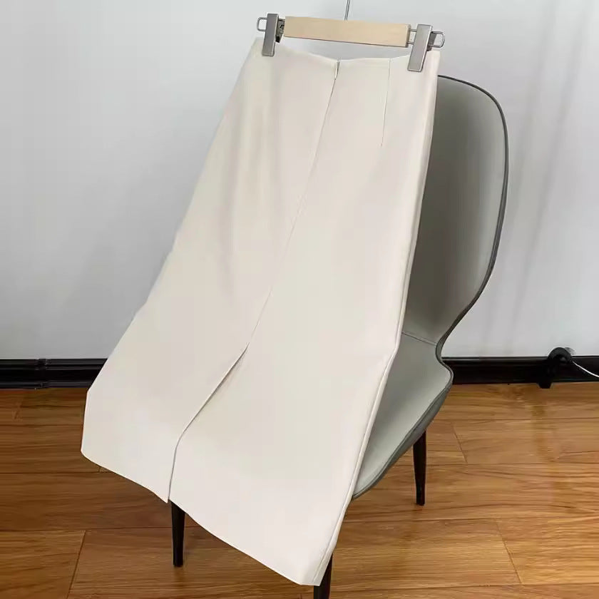 Damen Eleganter Bleistiftrock mit hohem Bund und figurbetontem Schnitt Echoarchiv