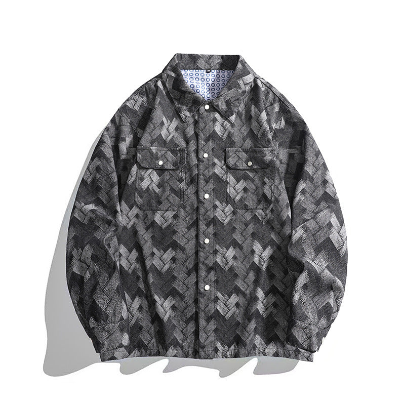 Herren lässige Overshirt Echoarchiv