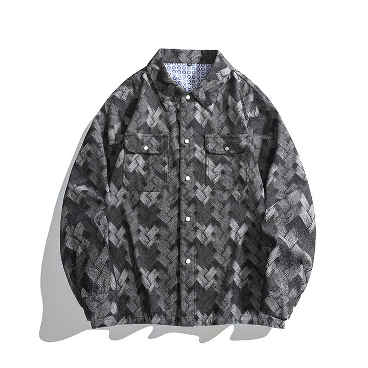 Herren lässige Overshirt Echoarchiv