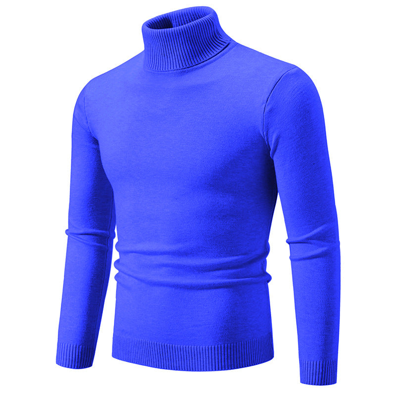 Herren nan Slim-Fit Rollkragenpullover aus Feinstrick mit geripptem Stehkragen und elastischem Bund Echo Archiv