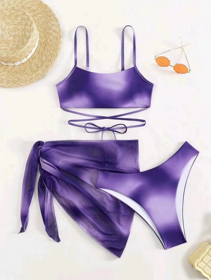 Damen Badeoutfit mit überkreuzten Trägern Echo Archiv