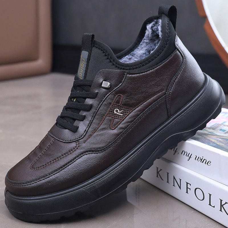 Herren Gefütterter Winter-Sneaker mit Teddyfutter und robuster Profilsohle Echoarhiv