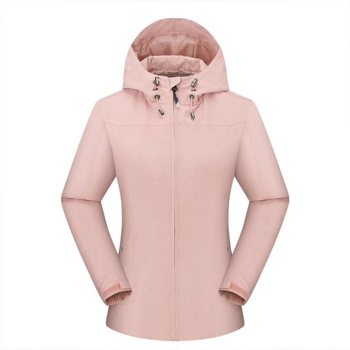 Damen Wasserabweisende Outdoor-Jacke mit Kapuze Echo Archiv