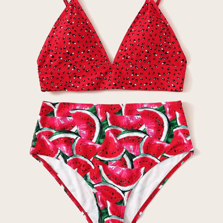 Damen Bikini-Set mit fruchtigem Ananas-Design Echo Archiv