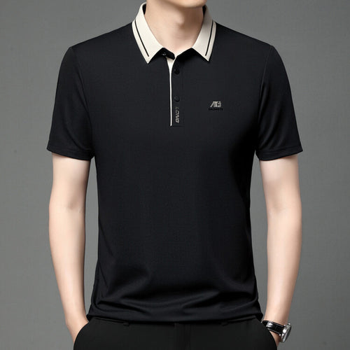 Herren feuchtigkeitsregulierendes Poloshirt mit modernem Kragen Echoarchiv