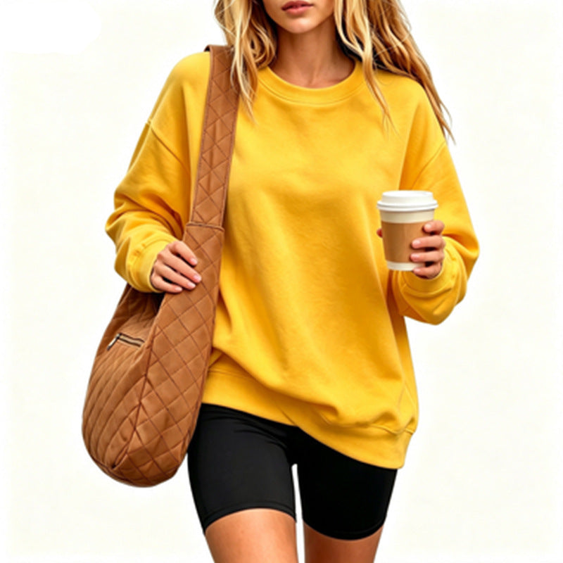 Damen Bequemer Oversized Sweatshirt Echoarchiv