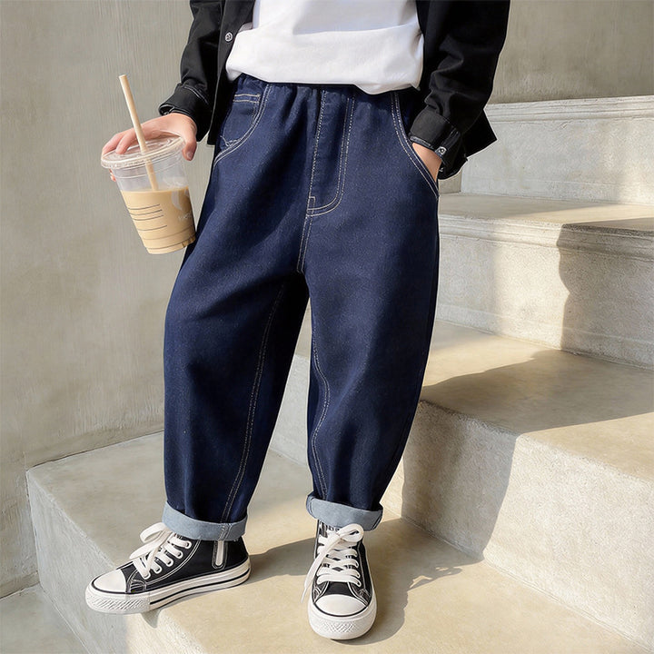 Unisex lässige Baggy-Jeans mit einzigartigen Taschen Echo Archiv