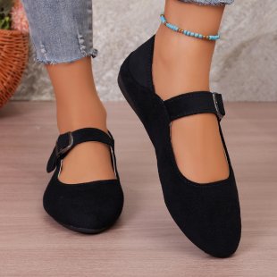Damen nan elegante Mary-Jane-Ballerina mit verstellbarem Komfortriemen, gepolstertem Fußbett und dezenter Animal‑Prägung Echo Archiv