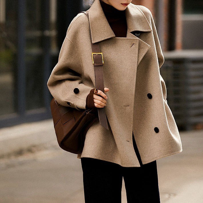Damen Moderne Wolljacke Echoarchiv