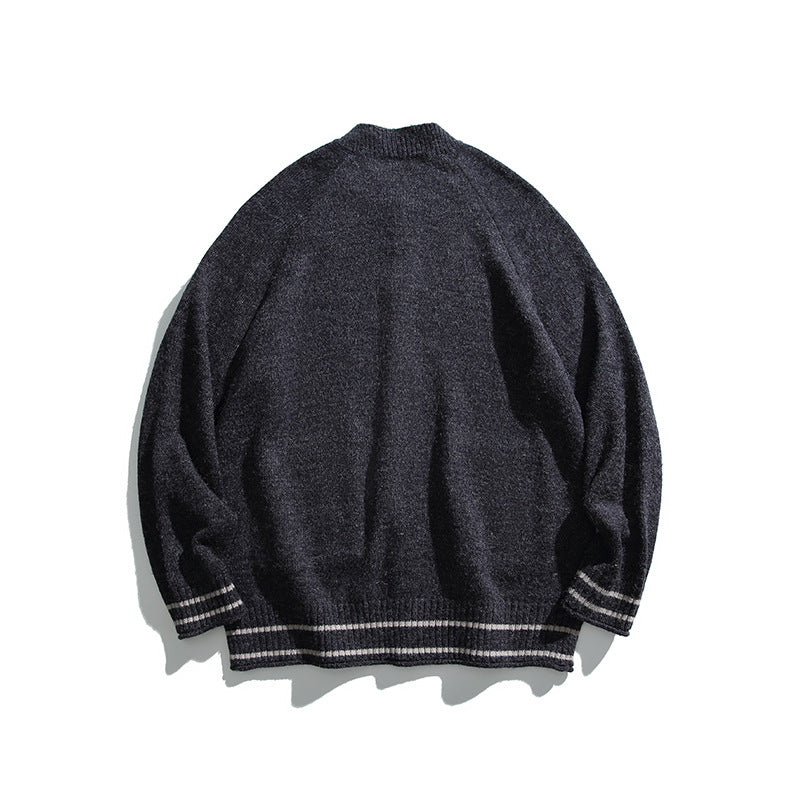 Unisex Boxy-Cardigan aus Feinstrick mit Raglanärmeln und aufgesetzten Taschen Echo Archiv
