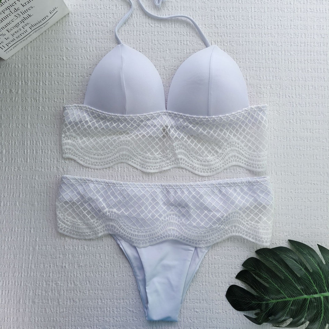 Damen Triangel-Bikini mit gehäkeltem Detail Echo Archiv