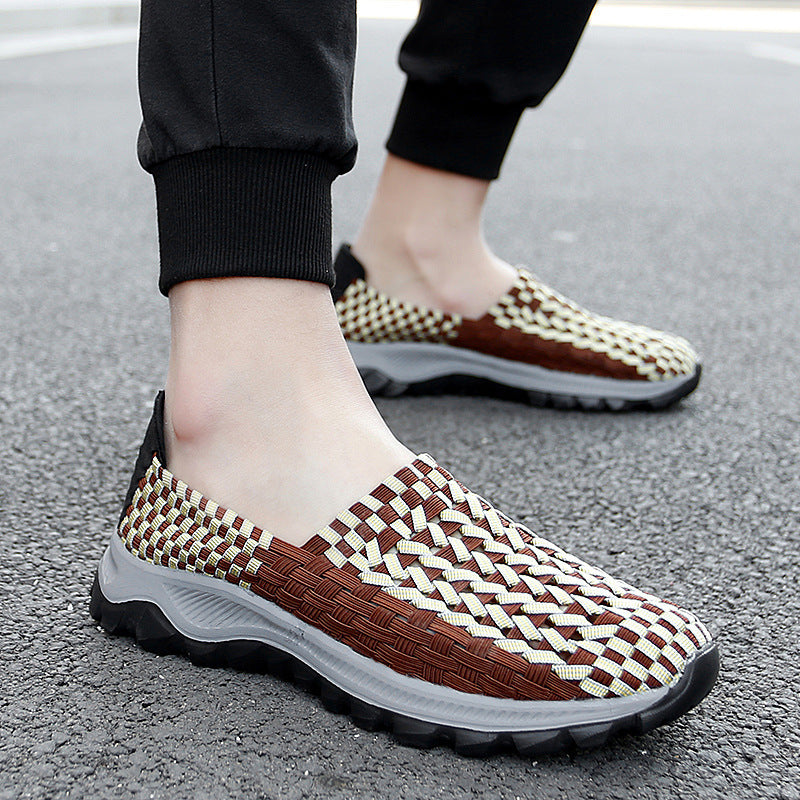 Unisex nan geflochtene elastische Slipper mit leichter dämpfender Sohle Echo Archiv