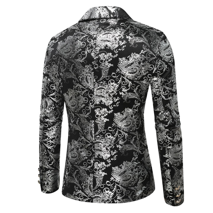Herren eleganter Pailletten Blazer im Barockstil Echoarchiv