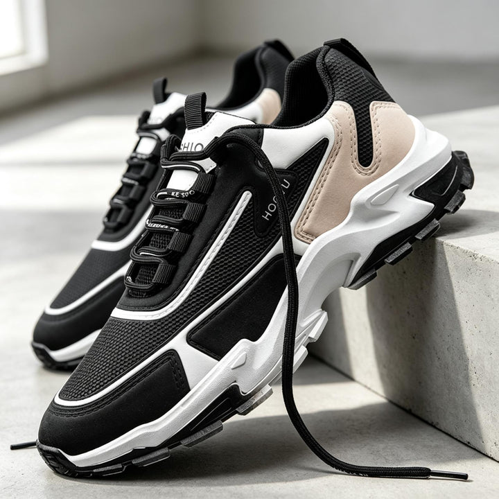 Herren Sportliche Lauf-Sneaker mit Mesh-Obermaterial Echoarchiv