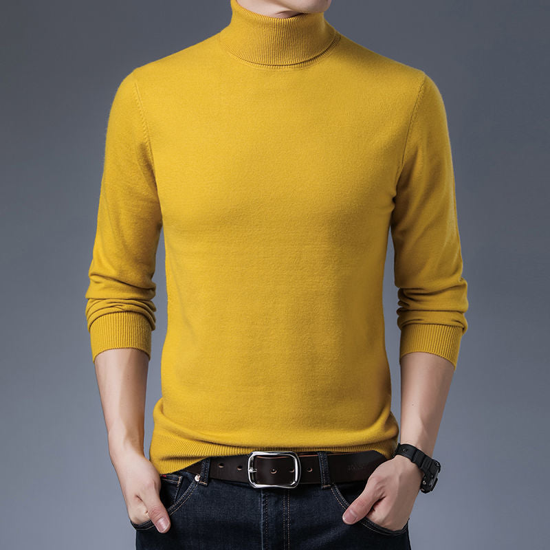 Herren Rollkragenpullover aus hochwertiger Wolle Echoarchiv