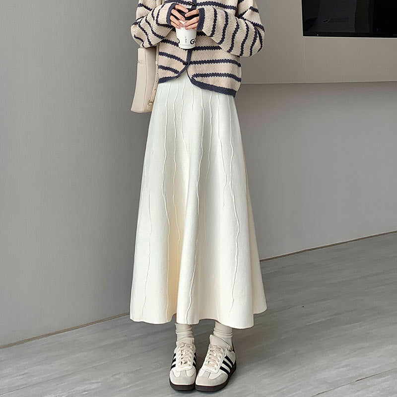 Damen Eleganter und fließender Maxirock Echo Archiv 1787632125