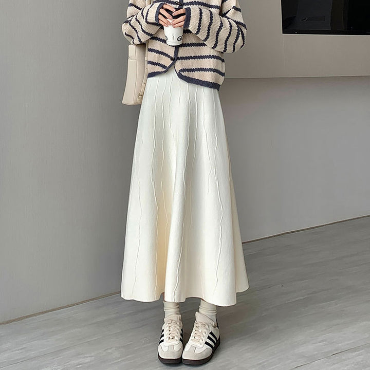 Damen Eleganter und fließender Maxirock Echo Archiv 1787632125