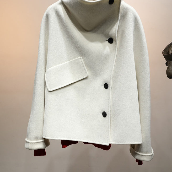 Damen elegante Übergangsjacke mit hohem Kragen Echoarchiv