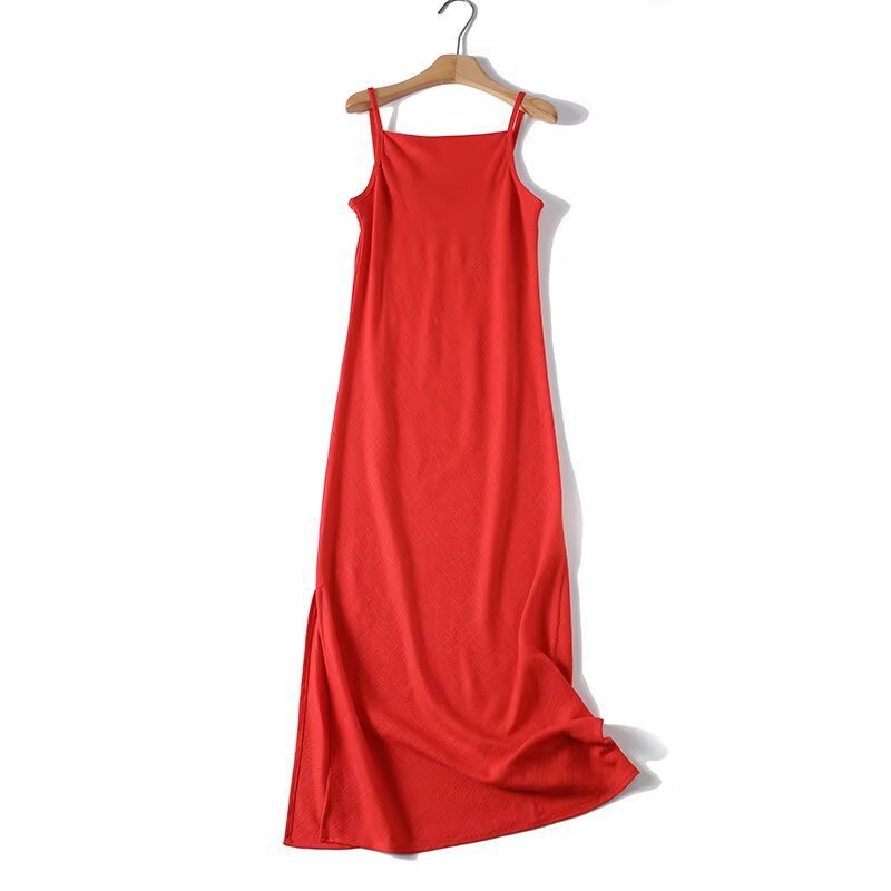Damen Maxi-Kleid mit verstellbaren Spaghetti-Trägern und schmeichelndem Schnitt Echo Archiv