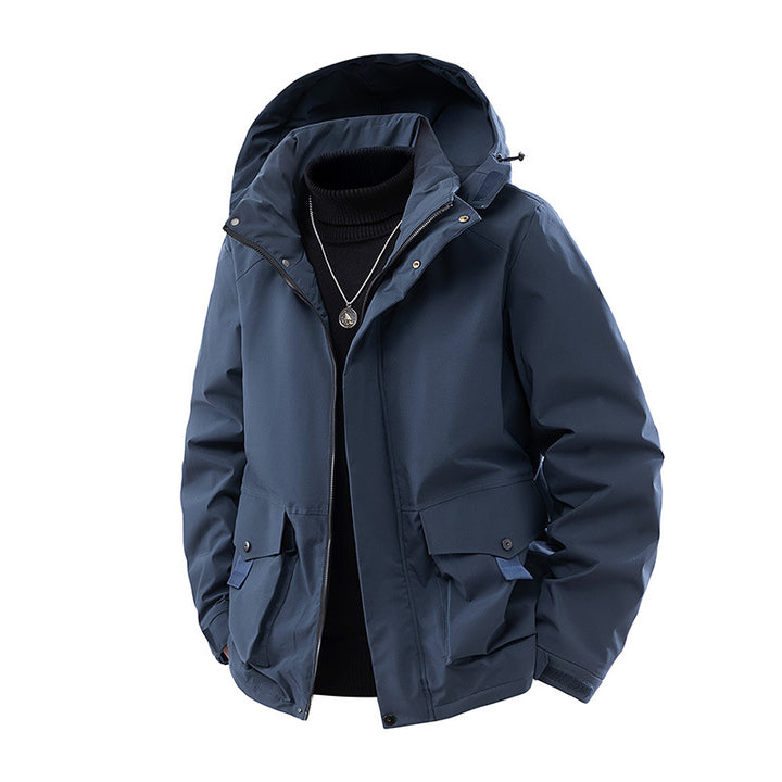 Herren Kapuzen-Parka mit technischer Wetterschutzmembran, isolierter Steppfüllung und Utility-Taschen Echo Archiv