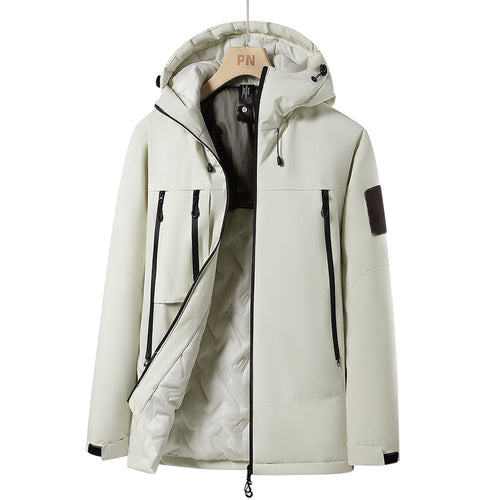 Herren Funktionsjacke mit isolierender Füllung und praktischem Kapuzen-Design Echoarchiv