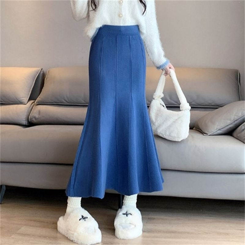 Damen Fließender Maxirock mit eleganter A-Linien Silhouette Echo Archiv