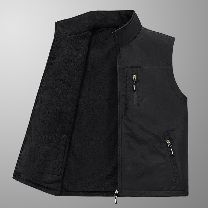 Herren Praktische Fleece-Weste Echo Archiv