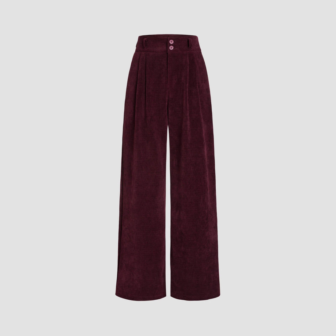 Damen Elegante und Weit geschnittene Cordhose Echo Archiv