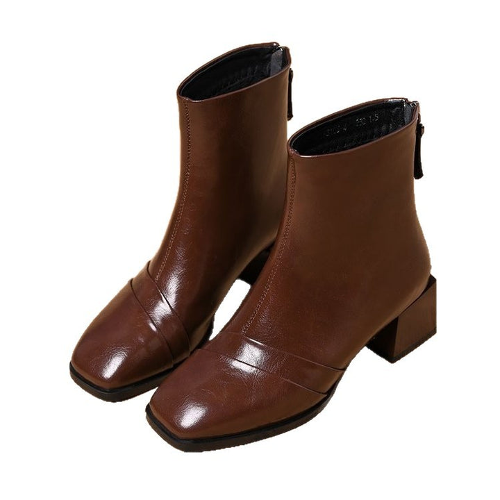 Damen Elegante Stiefeletten mit Blockabsatz Echo Archiv