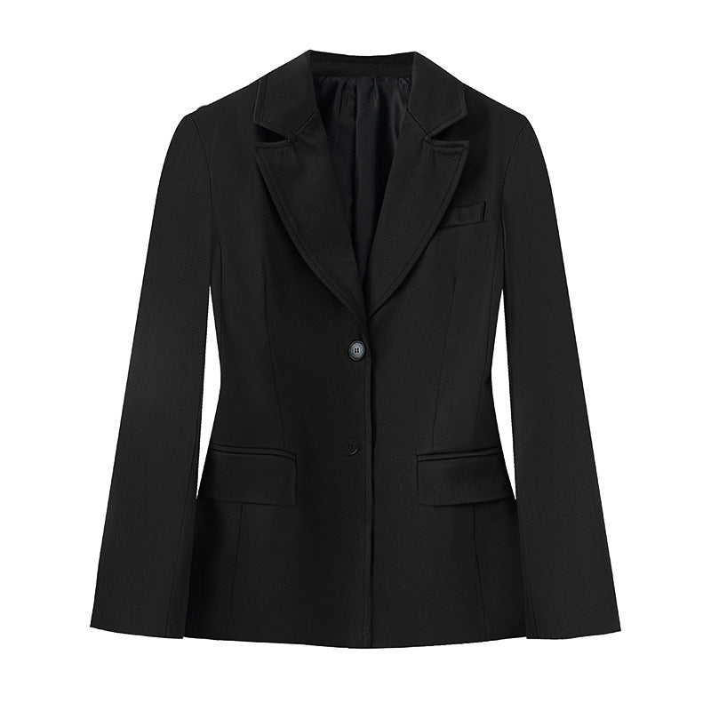 Damen nan taillierter Einreiher-Blazer mit Reverskragen, zweiknopf-Verschluss und Pattentaschen Echo Archiv