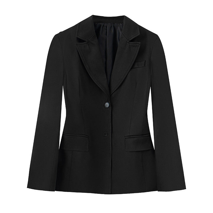 Damen nan taillierter Einreiher-Blazer mit Reverskragen, zweiknopf-Verschluss und Pattentaschen Echo Archiv