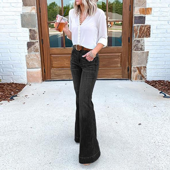 Damen Bootcut Jeans mit hohem Bund und eleganter Silhouette Echo Archiv