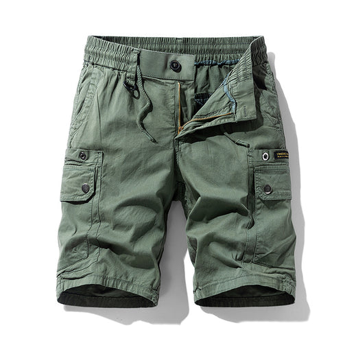 Herren Cargo-Shorts mit elastischem Bund und multifunktionalen Taschen Echoarchiv