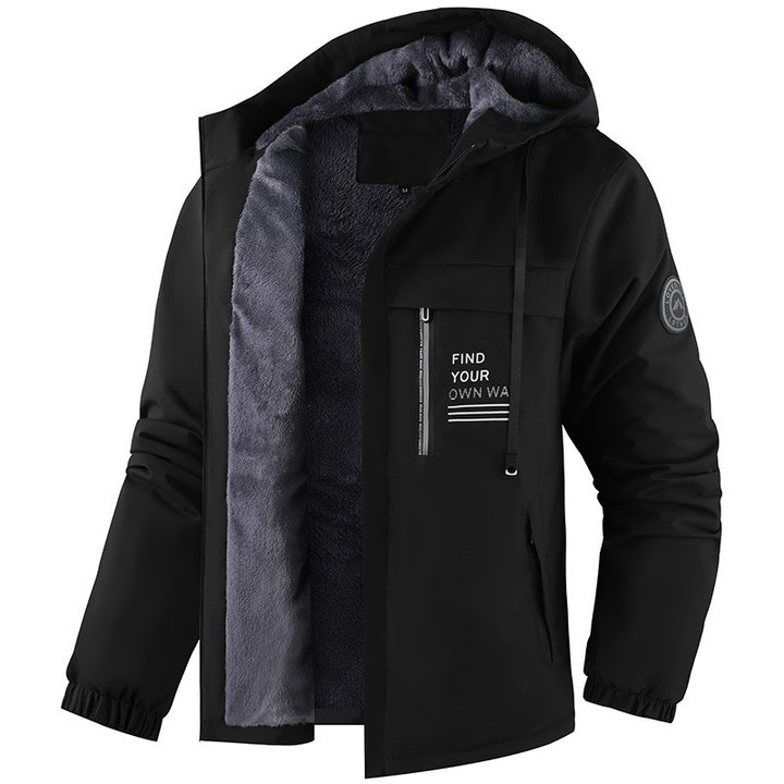 Herren Wetterfeste Übergangsjacke mit Fleece-Innenfutter Echo Archiv
