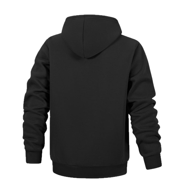 Herren Kapuzen‑Sweatjacke mit durchgehendem Reißverschluss, Kängurutaschen & weichem Futter Echo Archiv