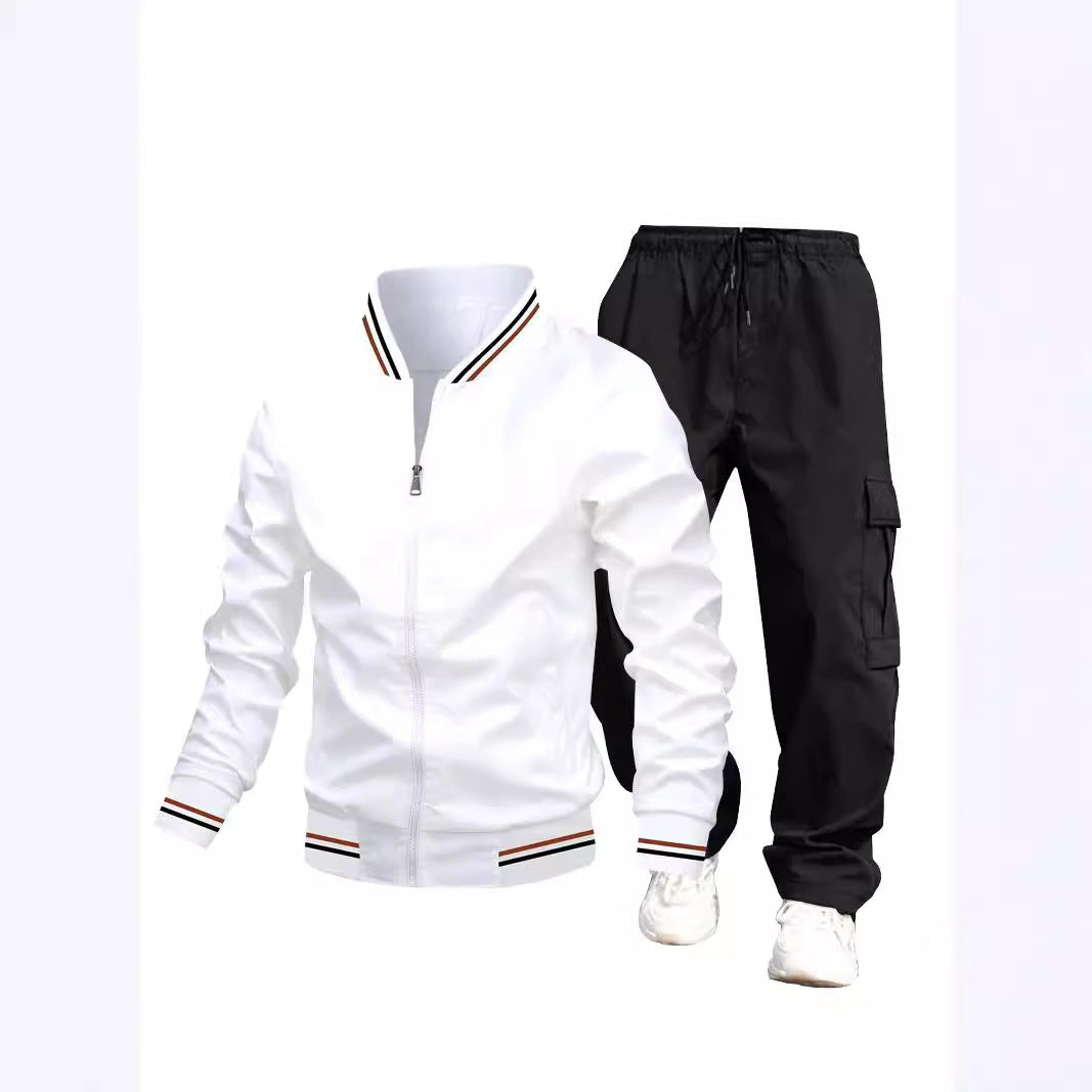 Herren Sportliche Jacke und Cargo-Hose Set Echo Archiv