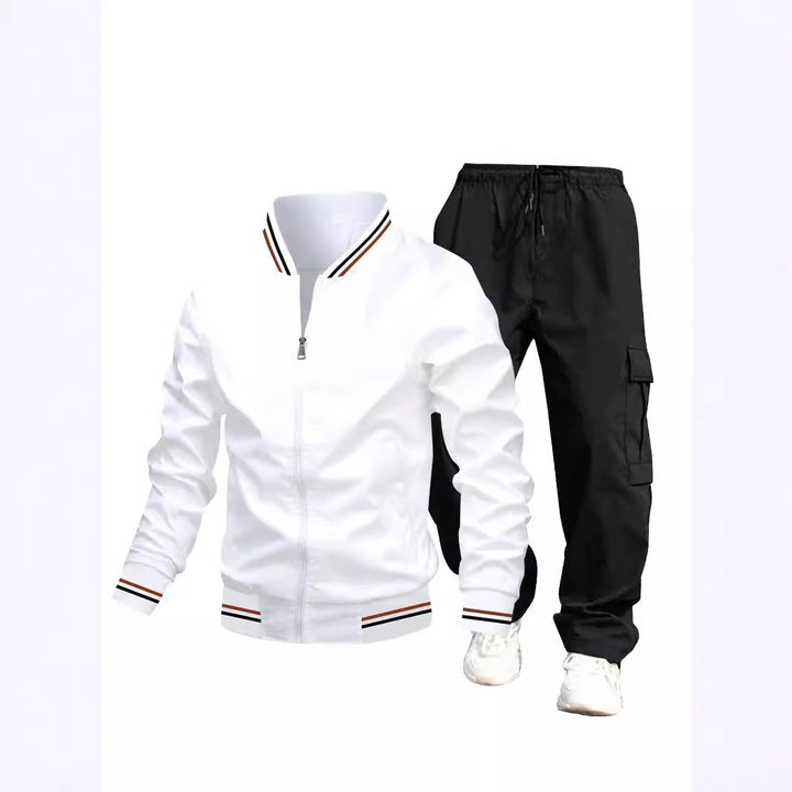 Herren Sportliche Jacke und Cargo-Hose Set Echo Archiv