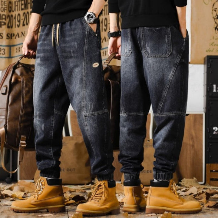 Herren Komfortable Denim Jogginghose Echo Archiv
