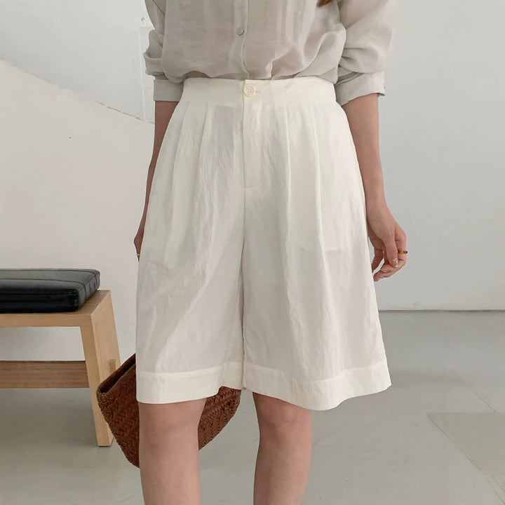 Damen Weite Leinen-Culotte Echo Archiv
