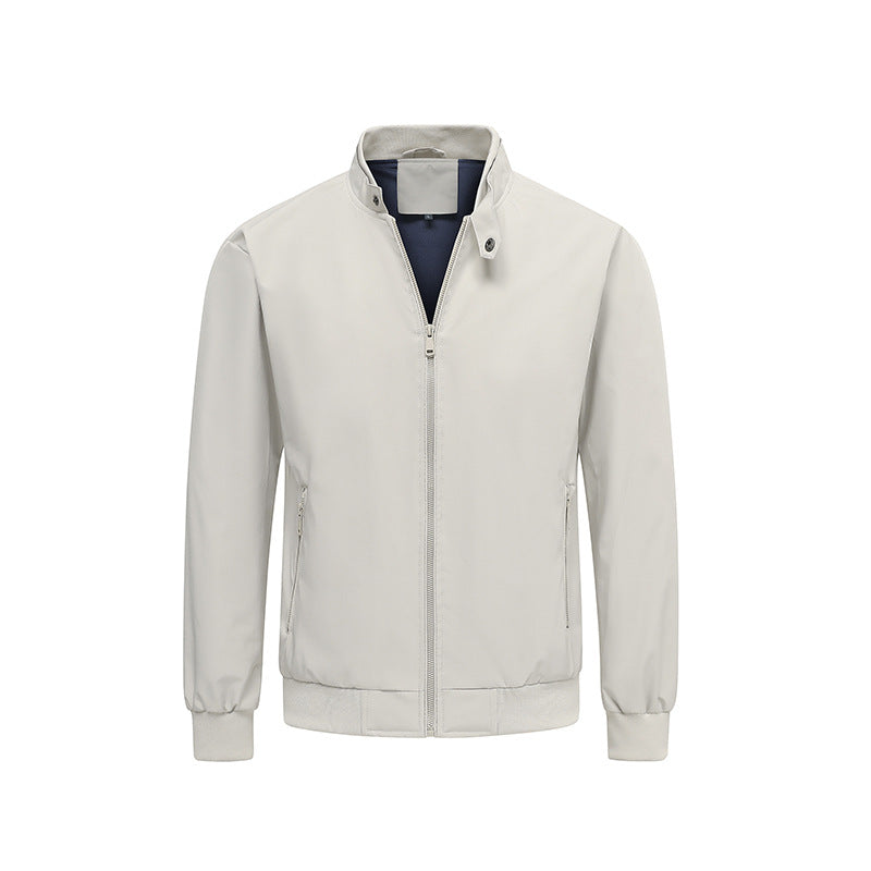 Herren Leichter Softshell‑Blouson mit Stehkragen, Reißverschluss und Kontrastfutter Echo Archiv