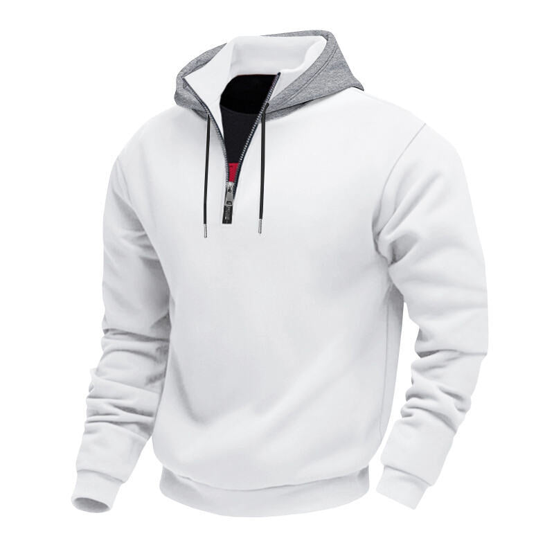 Herren Sweatshirt mit Reißverschluss und hohem Kragen Echoarchiv