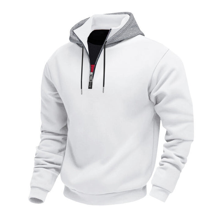 Herren Sweatshirt mit Reißverschluss und hohem Kragen Echoarchiv