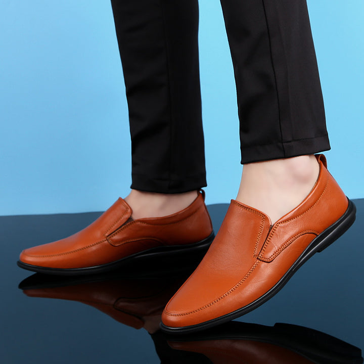 Herren Eleganter Slip-On Business-Halbschuh mit gepolstertem Komfortfußbett Echoarhiv