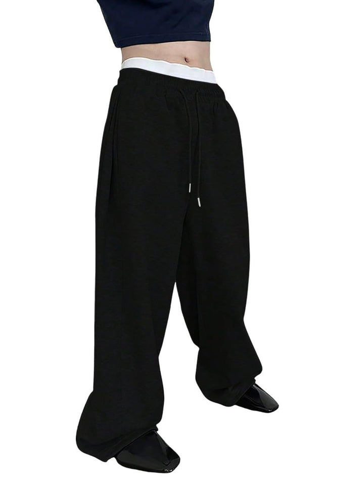 Unisex nan lässige Oversize Jogginghose mit elastischem Bund und Kordelzug Echo Archiv
